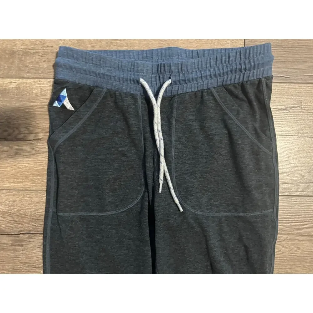 Marine Layer Womens Blue Charcoal Heathered Joggers Size Small (READ for sizing)